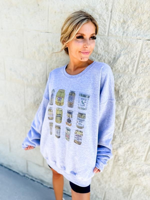 Pickle Lover Graphic Sweatshirt T-Shirts, Hoodie | GrindPrints.com