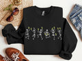 Pickle Skeleton Dance Sweatshirt Women's Pickle Sweater Canning Season Homemade Cucumber Lover Crewneck Gift T-Shirts, Hoodie