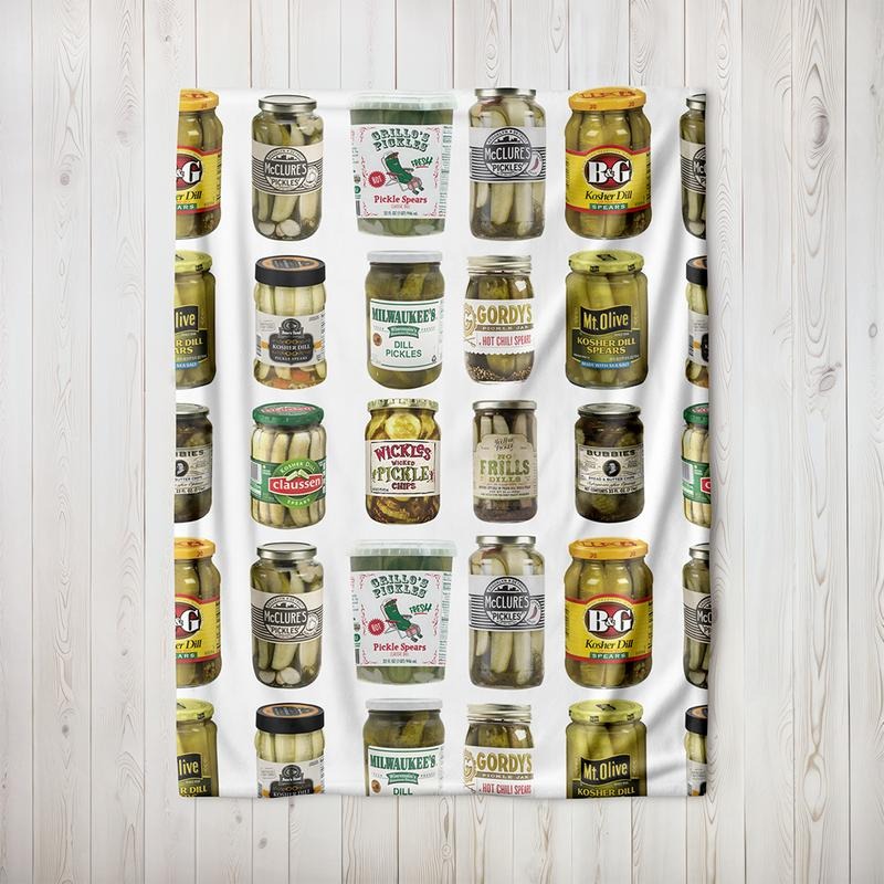 Pickle Velveteen Plush Blanket, Pickle Blanket, Pickle Lover Gift, Pickle Throw Blanket, Funny Gift T-Shirts, Hoodie,...
