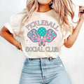 Pickleball Brushstroke Pickleball Preppy Social Club Coquette T-Shirt Hoodie, Sweatshirt | GrindPrints.com