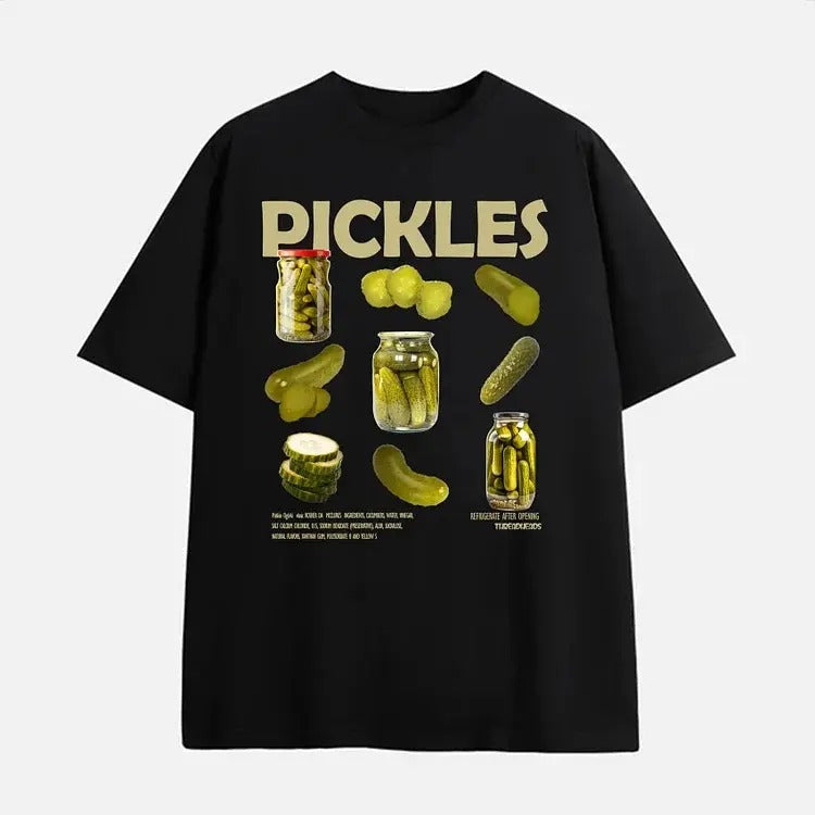 Pickles Printed Cotton Short T-Shirt - Cotton Shirt - S to 4XL - Multiple color Hoodie, Sweatshirt | GrindPrints.com