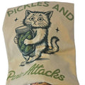Pickles and Panic Attacks - Funny Cat Graphic Tee Hoodie, Sweatshirt | GrindPrints.com