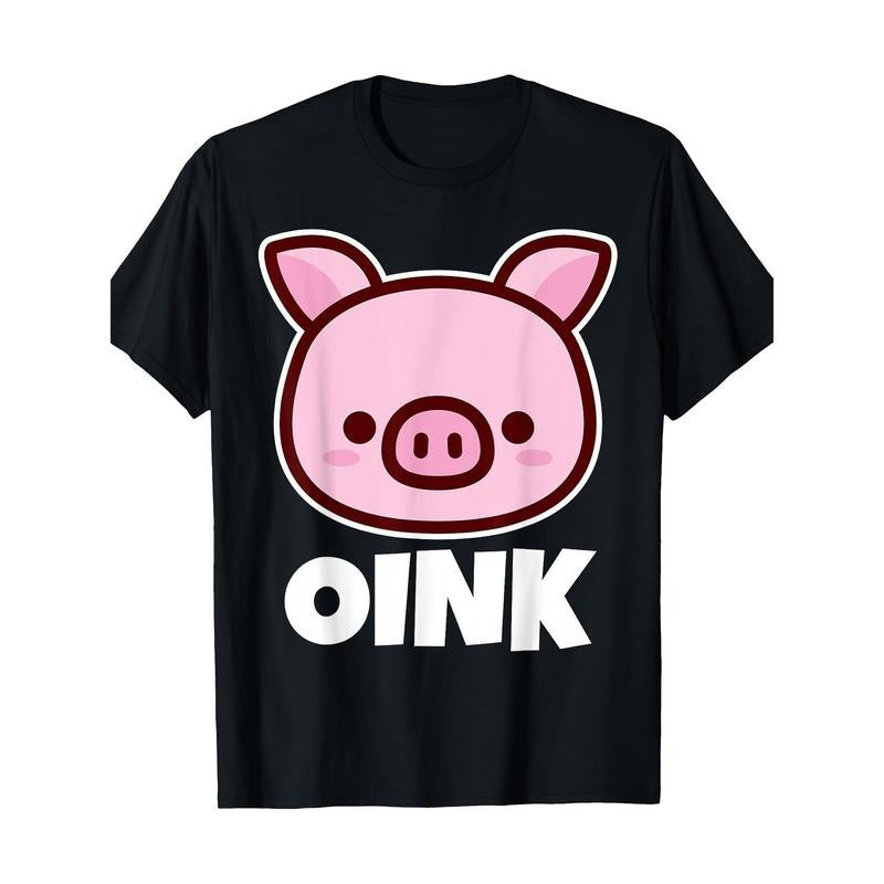Pig Shirt Pig Lover T-Shirt-100% Cotton - 220g made in usa Hoodie, Sweatshirt | GrindPrints.com
