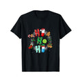 Pills Snowman Reindeer Santa Claus Pharmacy Crew Christmas T-Shirt for Men Women, Christmas Halloween New year...
