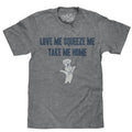 Pillsbury Doughboy "Love Me, Squeeze Me, Take Me Home" T-Shirt - Gray Hoodie, Sweatshirt | GrindPrints.com