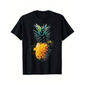 Pineapple Abstract Art Graphic Painting Motif Pineapple T-Shirt made in usastyle{n002}2 Hoodie, Sweatshirt | GrindPrints.com
