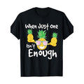 Pineapple Print Cotton T-Shirt for Men - 100% Cotton, Crew Neck, Short Sleeve, Bohemian Style, Machine Washable