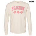 Pink Beachin' Long Sleeve Comfort Colors T-Shirt Hoodie, Sweatshirt | GrindPrints.com
