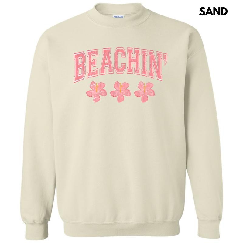 Pink Beachin' Sweatshirt T-Shirts, Hoodie | GrindPrints.com