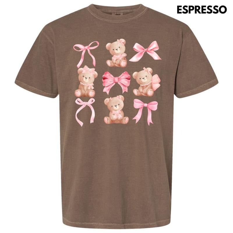 Pink Bear Coquette Collage Comfort Colors T-Shirt 'NLB' Hoodie, Sweatshirt | GrindPrints.com
