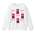 Pink Bow Coquette Dr. Pepper Sweatshirt, Cute Pink Soda Drink Sweatshirt, Unisex Shirt Hoodie | GrindPrints.com