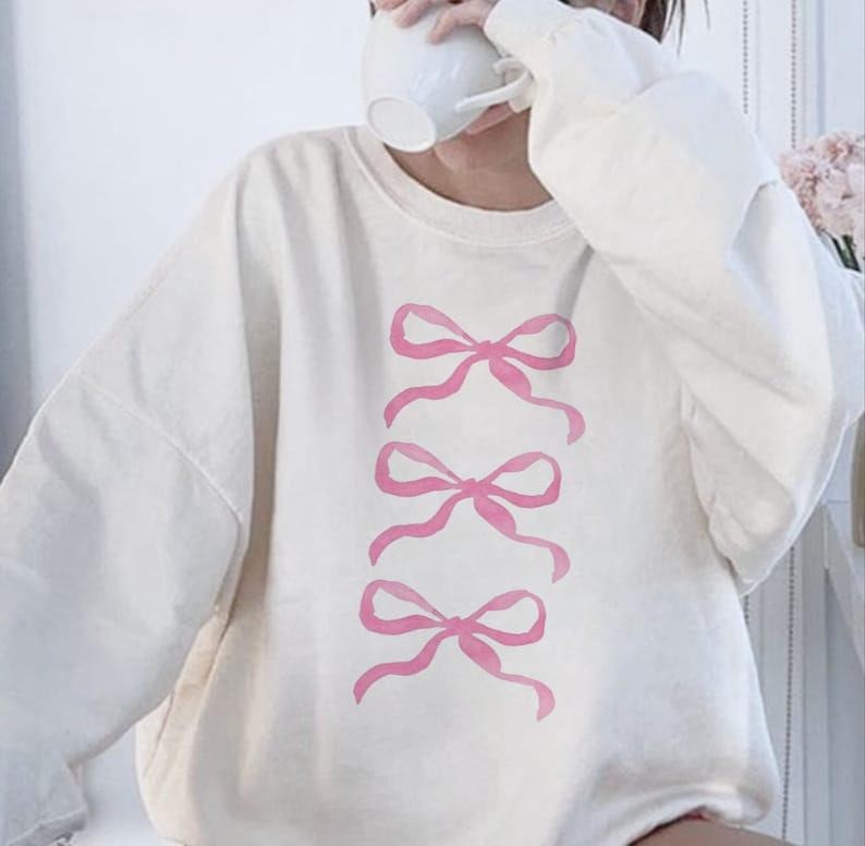 Pink Bow Pink Ribbon Bow Bows T-Shirts, Hoodie, Sweatshirt