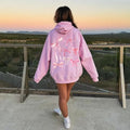 Pink Bow Sweatshirt, Trendy Pink Ribbon Bow Crewneck, Sweatshirt for Women With Bowsstyle{n002}4 T-Shirts, Hoodie