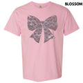 Pink Bow With Hearts SPANGLE Comfort Colors T-Shirt Hoodie, Sweatshirt | GrindPrints.com