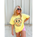 Pink Checker Smiley Graphic Top T-Shirts, Hoodie, Sweatshirt | GrindPrints.com