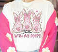 Pink Chillin with my Peeps DTF Transfers - THIS IS NOT A SHIRT Hoodie, Sweatshirt | GrindPrints.com