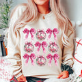 Pink Coquette Bow with Disco Call New Year Cheers Shirt, Disco Ball, New Year New Me, Hello 2025, Coquette Bow Gift...