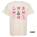 Pink Coquette Christmas Collage Comfort Colors T-Shirt 'NLB' Hoodie, Sweatshirt | GrindPrints.com