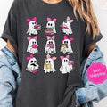 Pink Ghost Reading Shirt, Book Lover Tshirt, Teacher Halloween Tee T-Shirt Top Womenswear Hoodie, Sweatshirt
