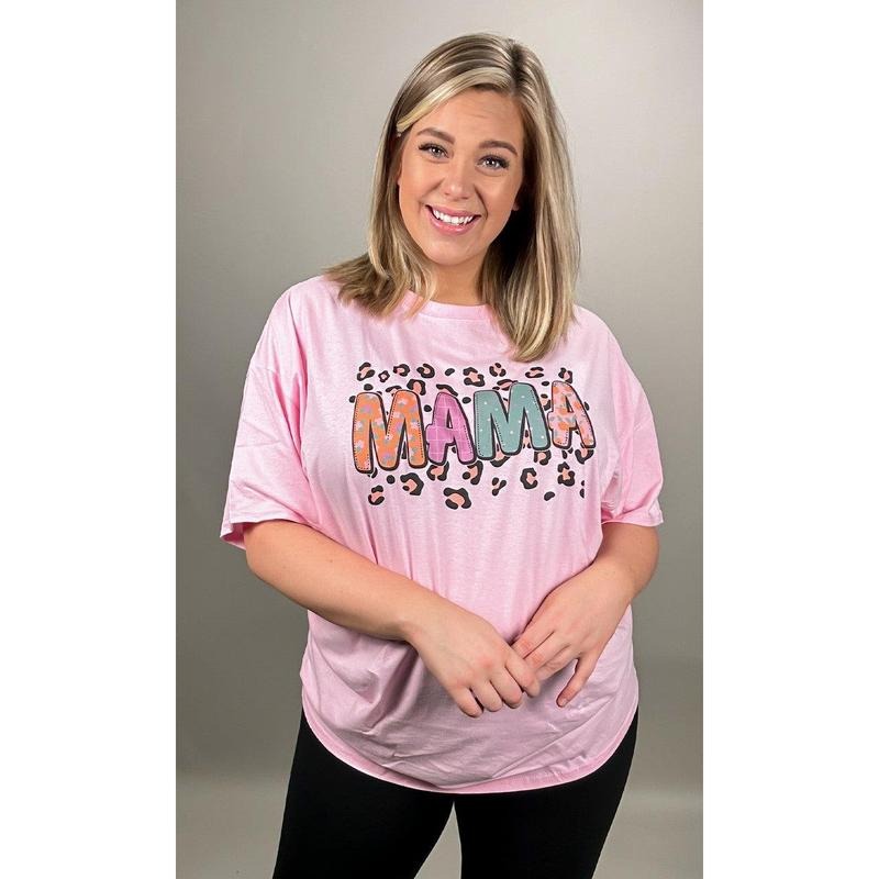 Pink Pattern Mama T-Shirt Hoodie, Sweatshirt | GrindPrints.com