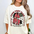 Pink Pony Club Glitter T Shirt, Cute Funny West Hollywood California Ca Chappell Roan Pop Music Lesbian Lyrics Iconic Fan...