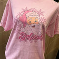 Pink Santa Tee Hoodie, Sweatshirt | GrindPrints.com