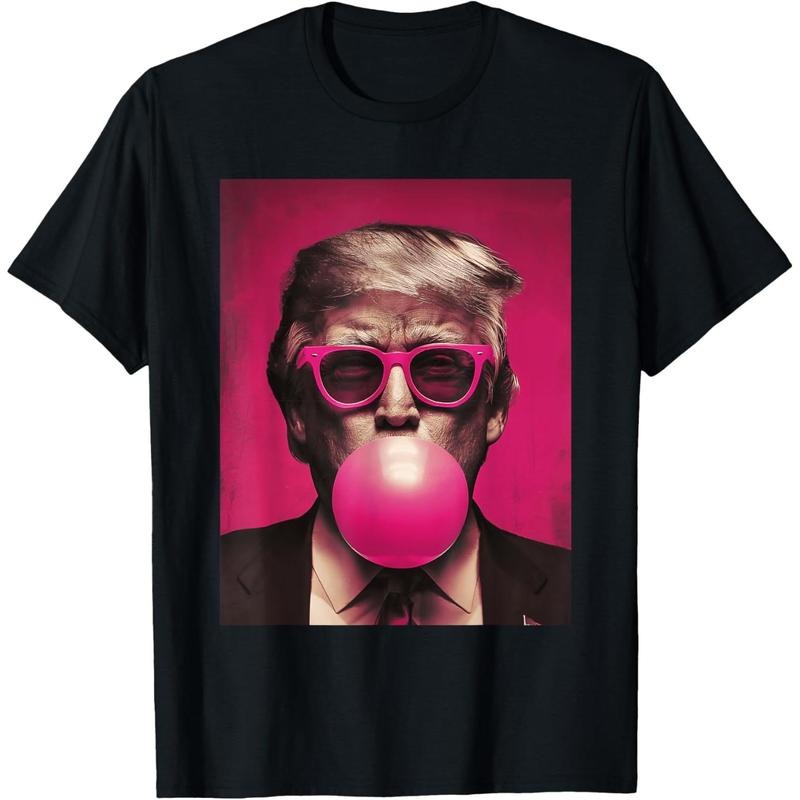 Pink Sunglasses Trump Bubble Gum T-Shirt made in usa Hoodie, Sweatshirt | GrindPrints.com
