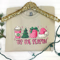 Pink Tis The Season Sweatshirt T-Shirts, Hoodie | GrindPrints.com