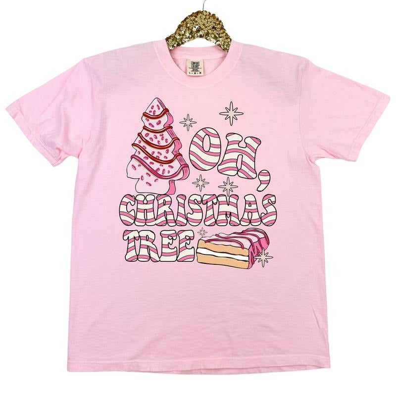 Pink Tree Cake Comfort Colors 'NLB' T-Shirts, Hoodie, Sweatshirt