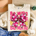 Pink Valentine Coquette Heart Sweatshirt, Hoodie, T-Shirt, Be Mine Shirt, Valentine's Day Coquette Shirt, Glitter...