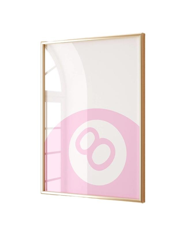 Pink Wall Art, Trendy Art Prints, Aesthetic Poster, Preppy Dorm Decor, Girly Pink Poster, Poster Prints No Frame, Gifts...