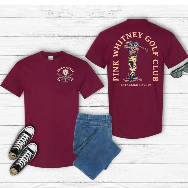 Pink Whitney Golf Club Gildan-Unisex T-Shirt Cotton Fabric  Top Hoodie, Sweatshirt | GrindPrints.com
