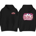 Pinky Leopard Feature Hoodie , Sweatshirt & T-shirt , Busch Light Leopard Logo Hoodie | GrindPrints.com