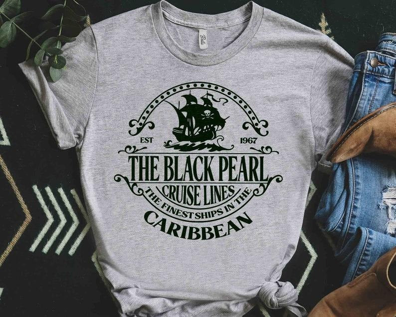 Pirates of the Caribbean Black Pearl Cruise Lines Shirt Hoodie, Sweatshirt | GrindPrints.com