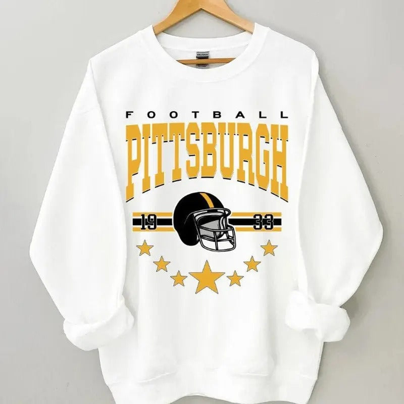Pittsburgh Football Sweatshirt  Football Sweatshir_324 , Multiple Colorways - Full Size Range T-Shirts, Hoodie