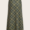 Plaid Skirt Y2k Mesh Overlay Midi Skirt Long Flowy Grunge Skirt T-Shirts, Hoodie, Sweatshirt | GrindPrints.com