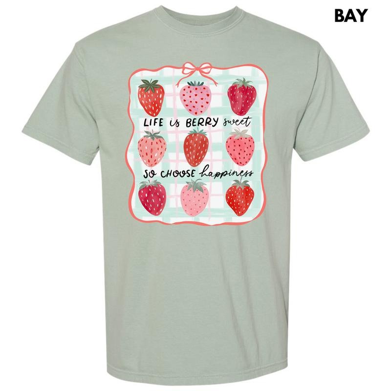 Plaid Straw-Berry Sweet Collage Comfort Colors T-Shirt 'NLB' Hoodie, Sweatshirt | GrindPrints.com
