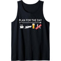 Plan For The Day Coffee Boating Beer Sex Funny Boating Shirt Tank Top Made in USAstyle{n002}2 Hoodie, Sweatshirt