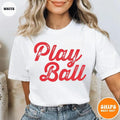 Play Ball T-shirt | Game Day sweatshirt| Baseball Game Fan hoodie| Baseball Shirt for Women | Game Day Shirt | Sporty Mom...