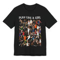 Play Like A Girl, players, Unisex Jersey Short Sleeve Funny Graphic Tshirt Menswear Top Underwear Streetwear Crewneck...