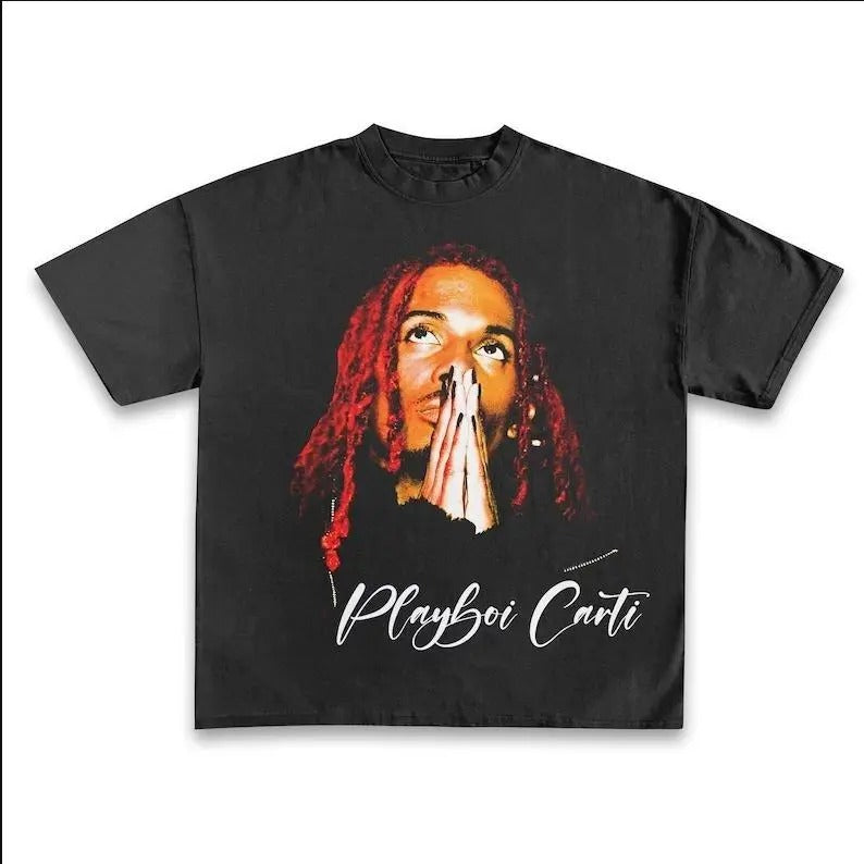 Playboi Carti Hip Hop T-Shirt | Rap Concert Graphic Tee Hoodie, Sweatshirt | GrindPrints.com