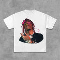 Playboi Kitty Cute Pink Super Star Signature King Vamp Tshirt Casual Graphic Rap Tee Cotton Top Streetwear Hoodie, Sweatshirt