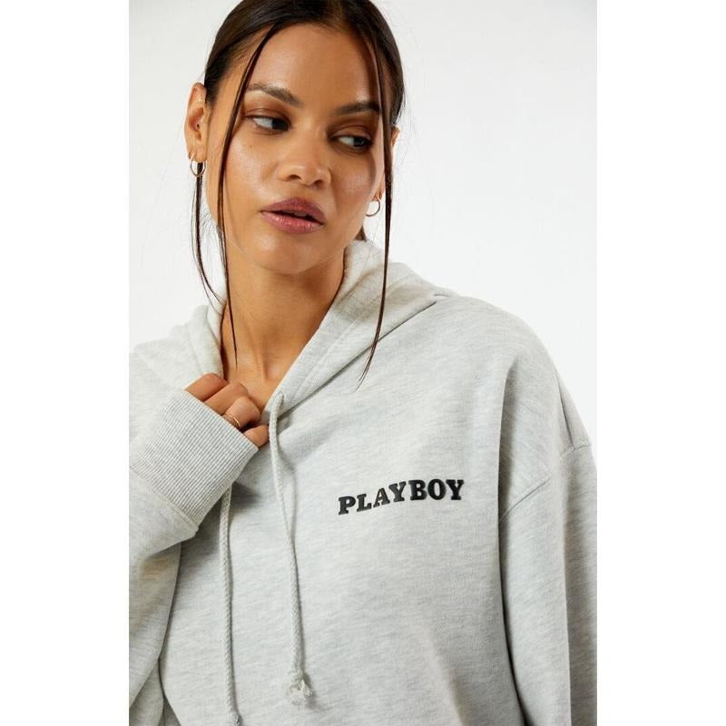 Playboy Women's By PacSun Classic Oversized Hoodie T-Shirts, Sweatshirt | GrindPrints.com