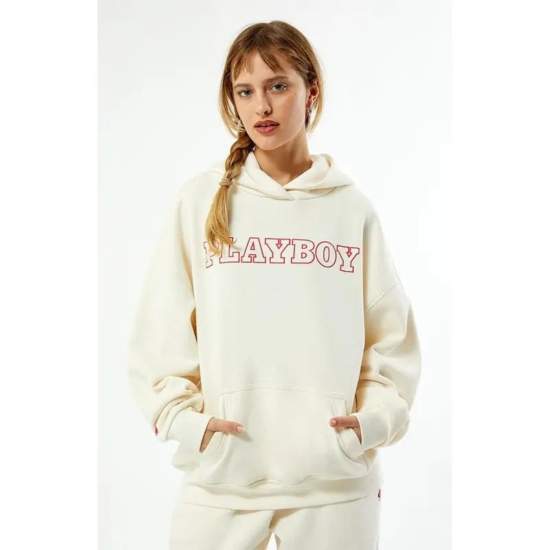 Playboy Women's By PacSun Oversized Hoodie T-Shirts, Sweatshirt | GrindPrints.com