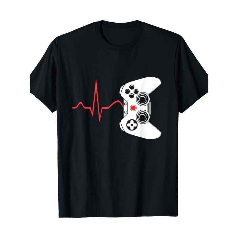 Player heartbeat video game 100% cotton T-shirt Made in USA Hoodie, Sweatshirt | GrindPrints.com