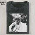 Playera Papa Francisco Humo Santo Graphic Tee, POPE T-SHIRT, Funny Graphic T-shirt, Unisex Movie Shirt Menswear...