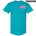 Pocket Size - Blooming Summer Vibes Gildan Short Sleeve T-Shirt 'NLB' Hoodie, Sweatshirt | GrindPrints.com