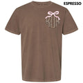 Pocket Size - Pink Bow Cheetah Monogram Comfort Colors T-Shirt 'NLB' Hoodie, Sweatshirt | GrindPrints.com