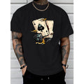 Poker A print tee shirt, Tees for Men, Casual Short Sleeve T-shirt for summer  made in usa Hoodie, Sweatshirt