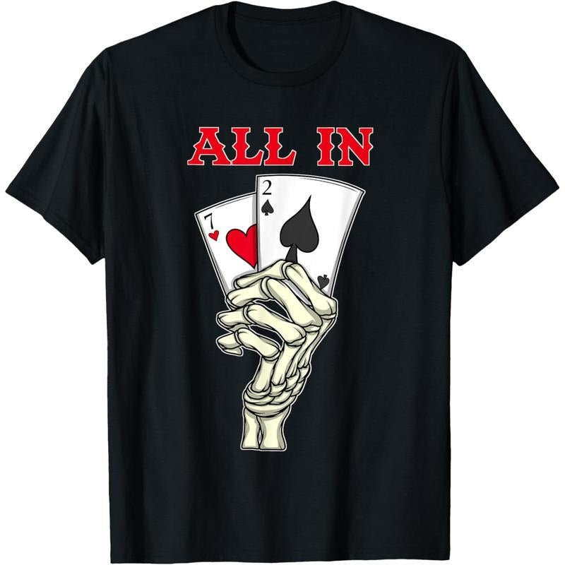 Poker 7 2 Skeleton Hand Texas Holdem Poker Player Made Usa T-Shirts, Hoodie, Sweatshirt